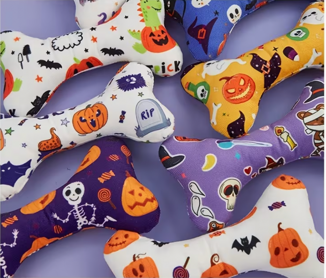Halloween Bone Plushie Assorted Colour