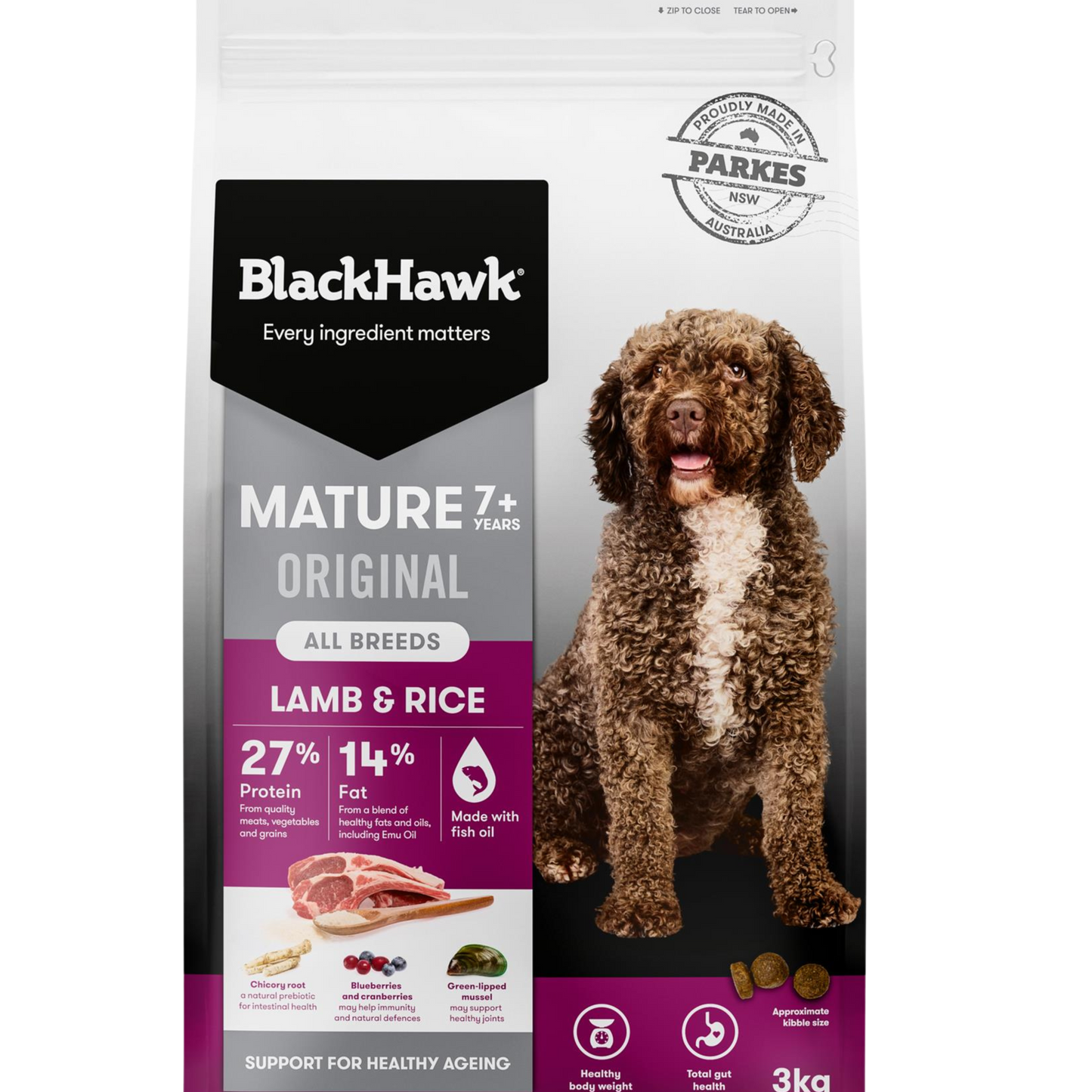Black Hawk Mature Lamb & Rice