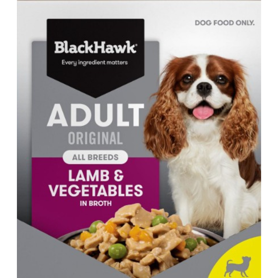 Black Hawk Adult Lamb Wet Food 85g
