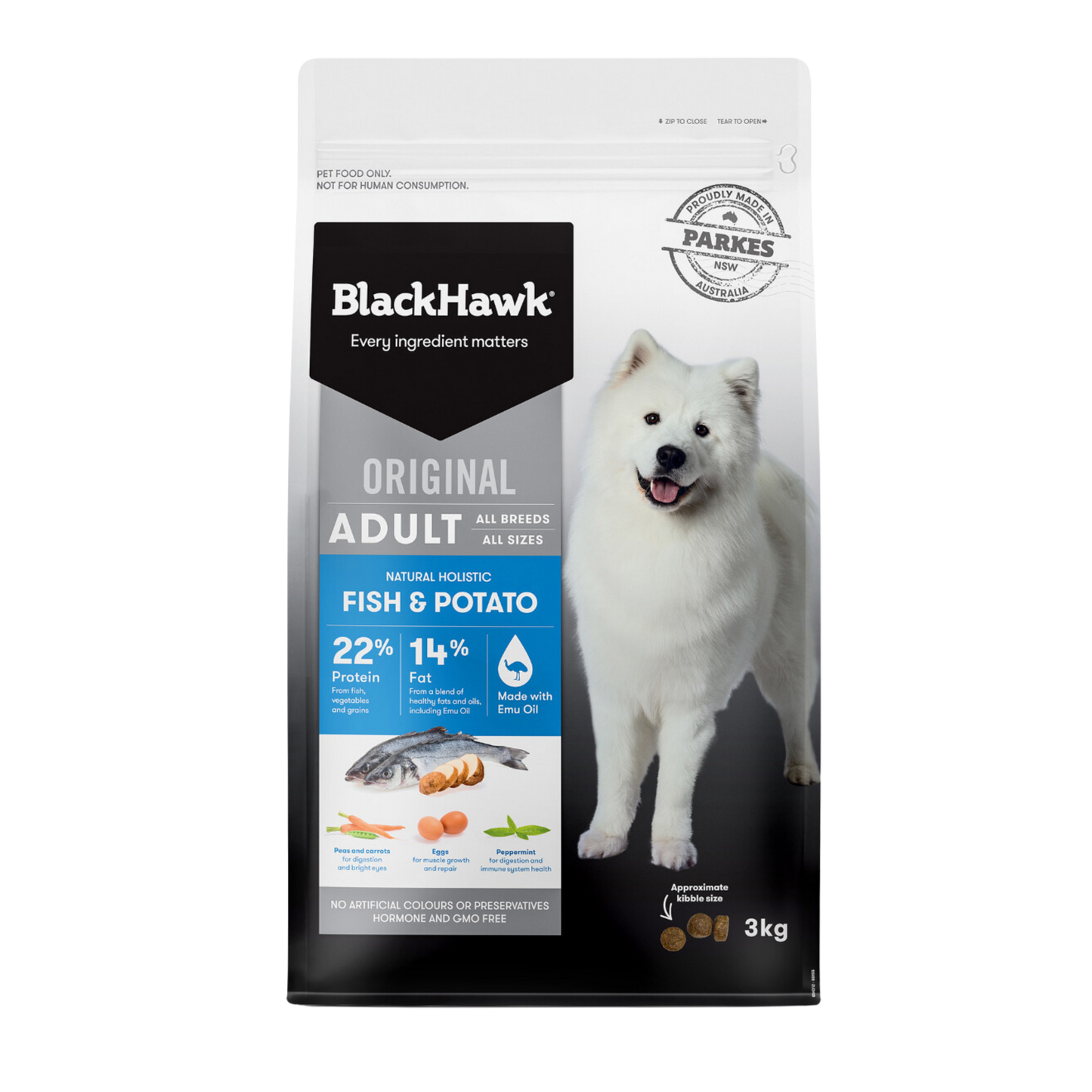 Black Hawk Original Adult Fish & Potato